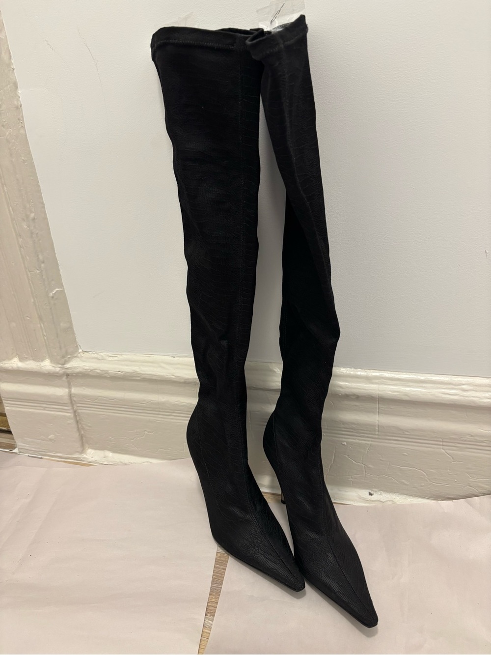 BCBGMAXAZRIA Pascale Over-the-Knee Pointed toe boot